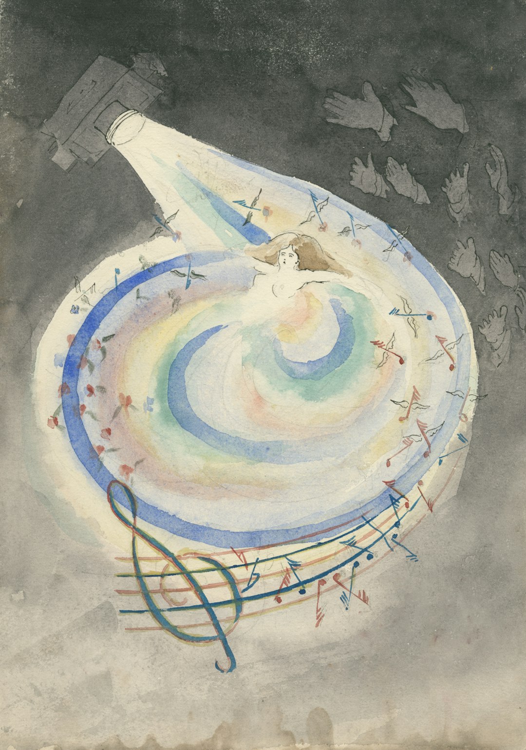 person applying sunscreen outdoors