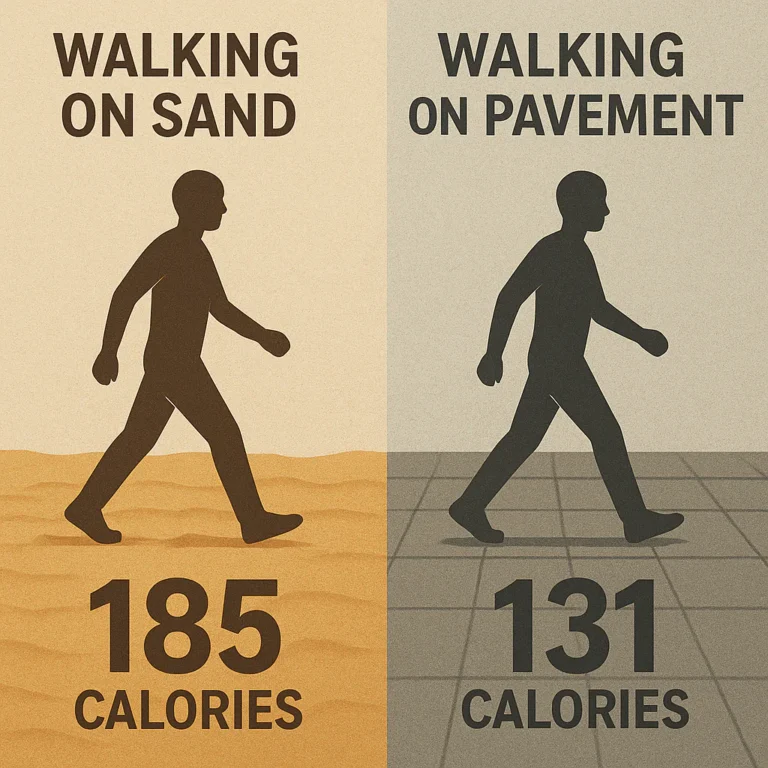 Featured image for Sand vs. Pavement The Shocking Calorie Burn Truth 2026